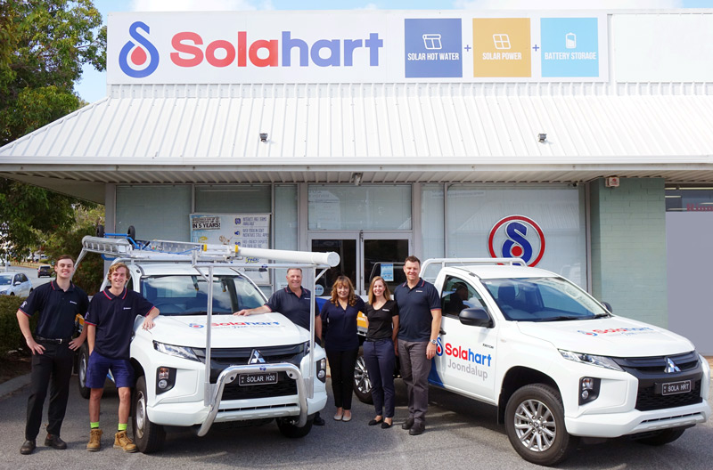 Team photo of Solahart Joondalup.